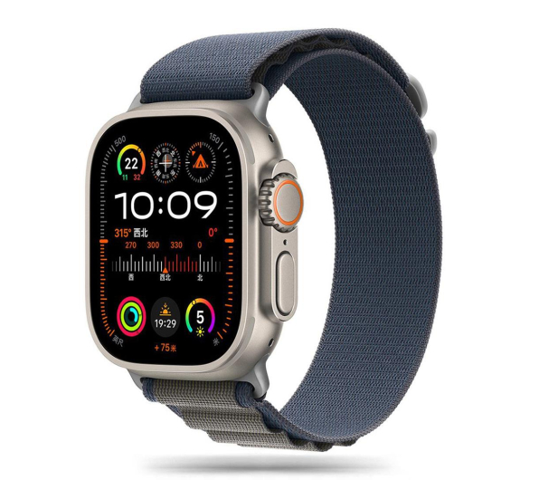 TECH-PROTECT Nylon Pro do Apple Watch 44/45/46/49 mm Navy / Grey 5906302302314 - 1285535 - zdjęcie